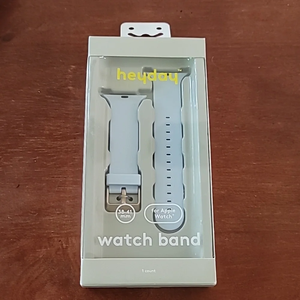 heyday Apple Watch Band Silicone 38-41mm Fits Wrist 130-195mm Whimsical Blue